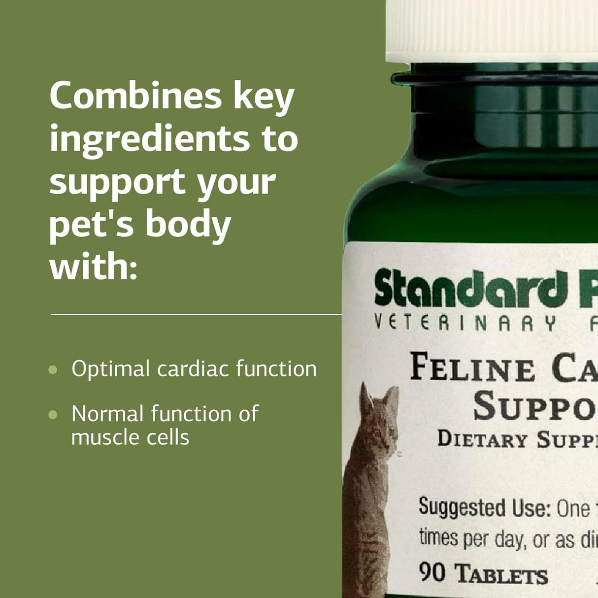 Standard Process Inc. Feline Cardiac Support 90 Tabletas
