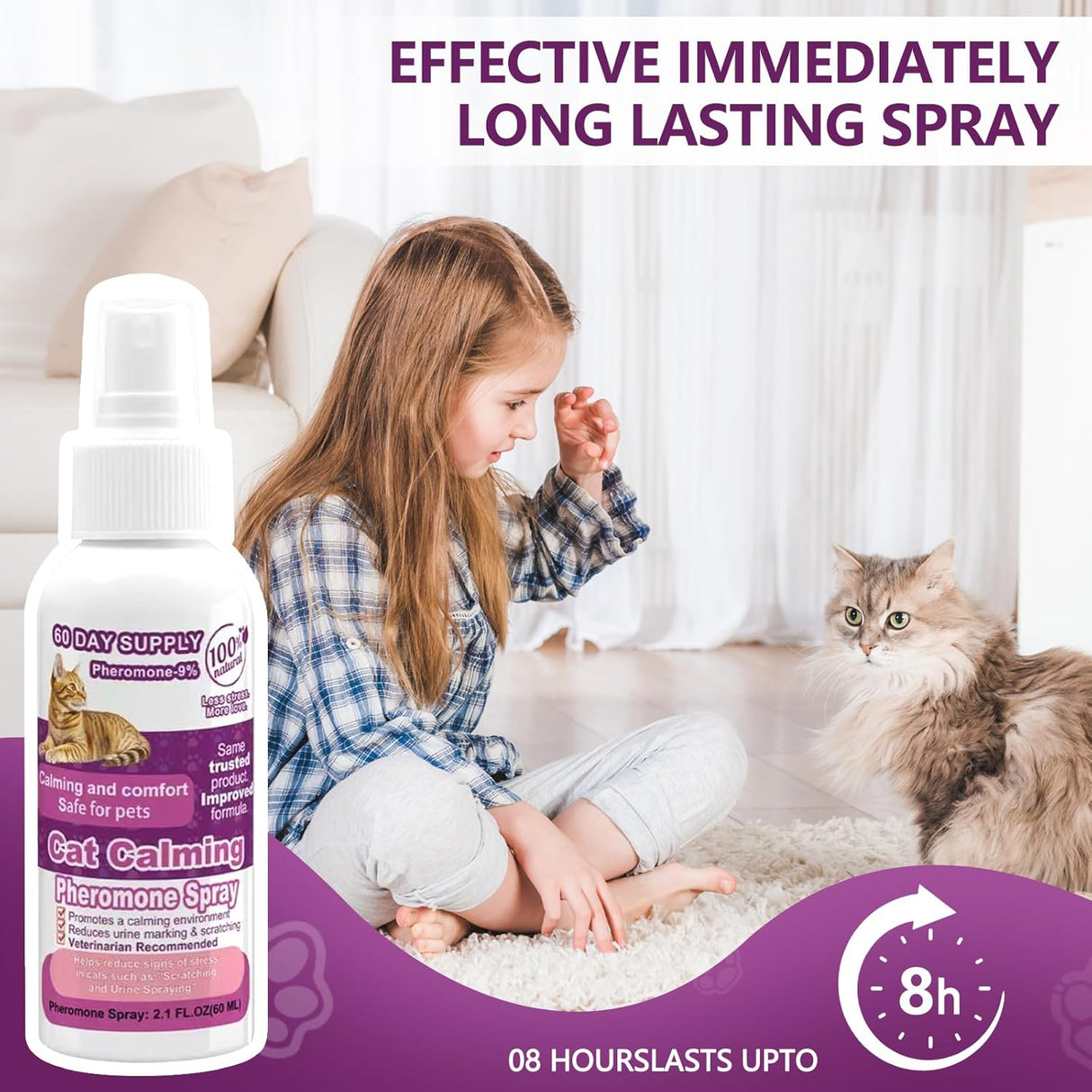 Virtual Crash Cat Calming Pheromone Spray 60Ml.