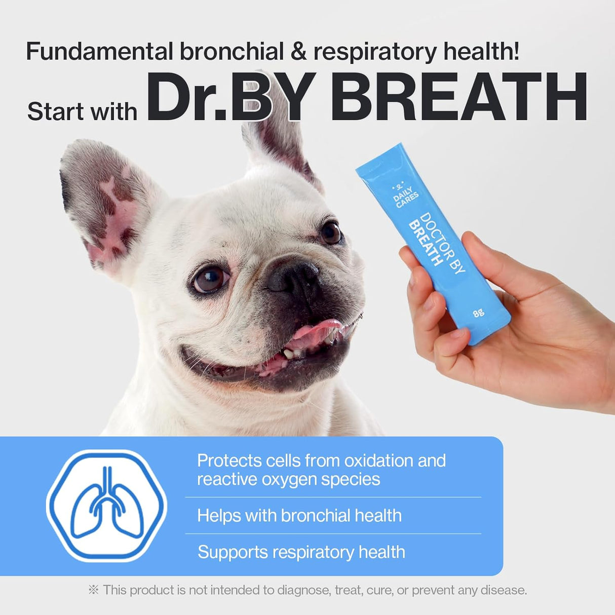 Doctor By Breath Bronchial Supplements for Dogs 30 Paquetes
