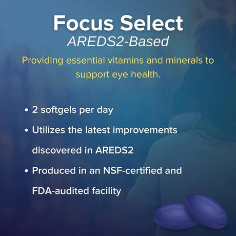 FOCUS VISION - Focus Select AREDS2 Based Eye Vitamin-Mineral 30 Capsulas Blandas 2 Pack - The Red Vitamin MX - Suplementos Alimenticios - {{ shop.shopifyCountryName }}