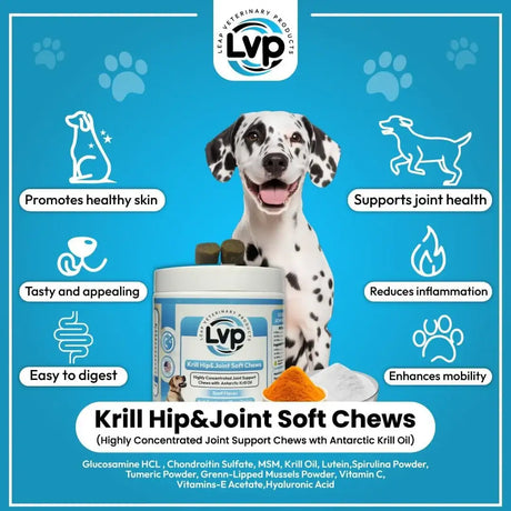 LEAP PHARMACEUTICALS - Leap Pharmaceuticals Pet Hip & Joint Supplements 90 Masticables - The Red Vitamin MX - Cuidado De Cadera Y Articulaciones Para Perros - {{ shop.shopifyCountryName }}