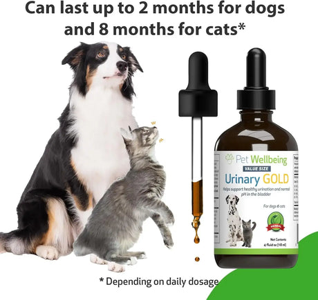 PET WELLBEING - Pet Wellbeing Urinary Gold for Dogs 4 Fl.Oz. - The Red Vitamin MX - Salud De Tracto Urinario Para Perros - {{ shop.shopifyCountryName }}