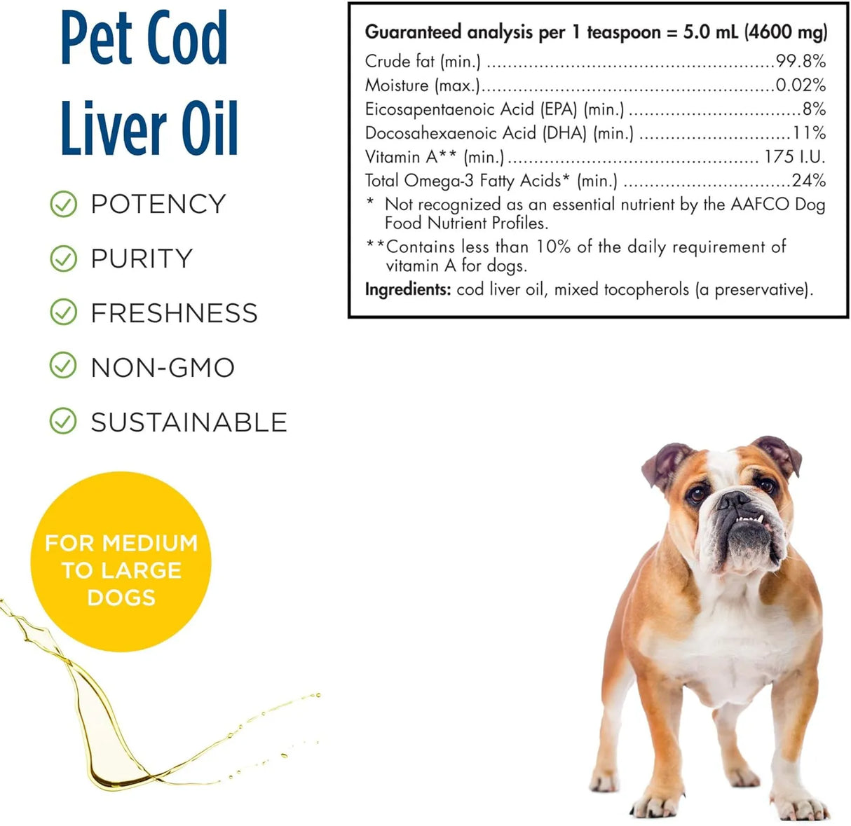 NORDIC NATURALS - Nordic Naturals Pet Cod Liver Oil Unflavored 8 Fl.Oz. - The Red Vitamin MX - Aceite De Pescado Para Perros - {{ shop.shopifyCountryName }}