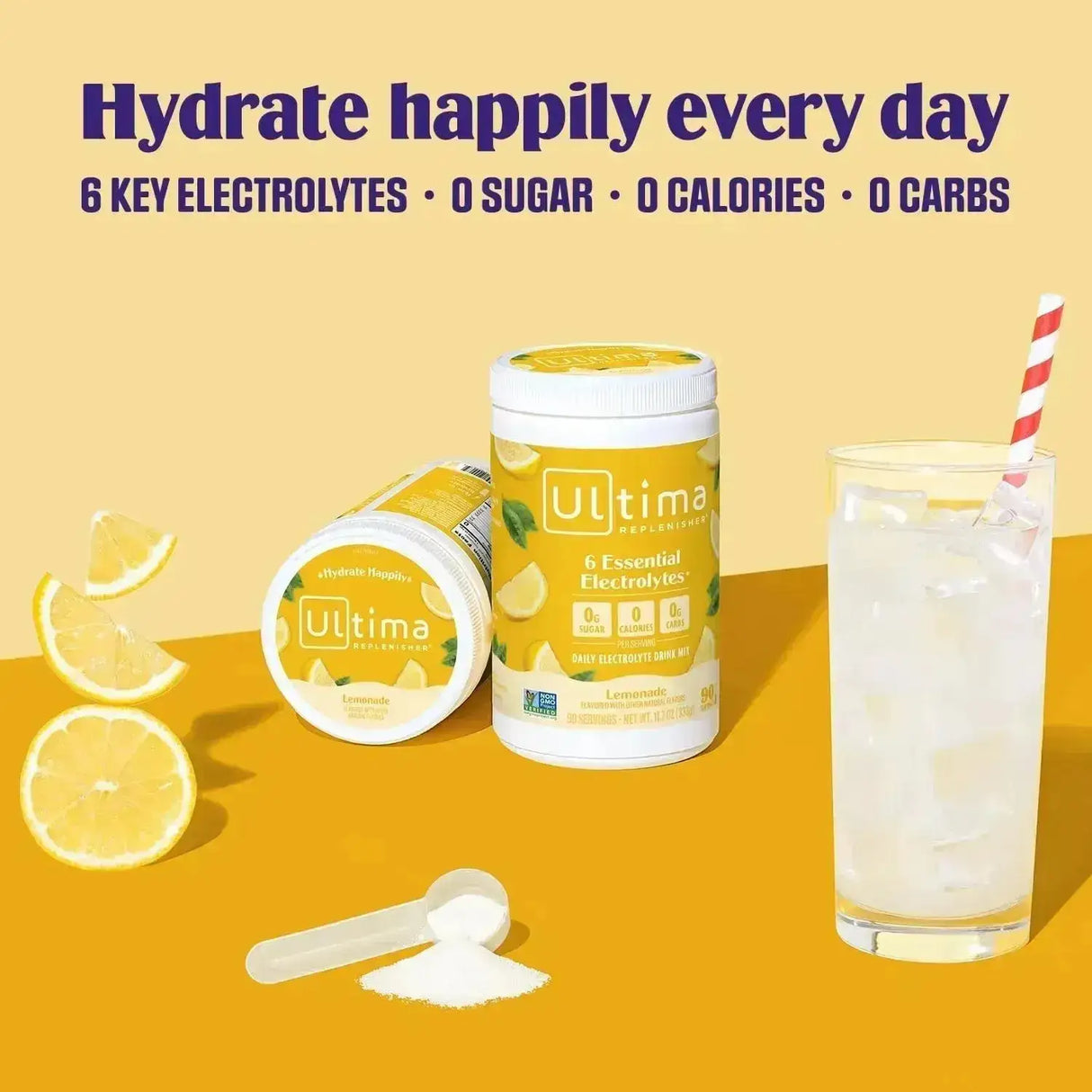 ULTIMA - Ultima Replenisher Daily Electrolyte Drink Mix Lemonade 90 Servicios 333Gr. - The Red Vitamin MX - Suplementos Alimenticios - {{ shop.shopifyCountryName }}