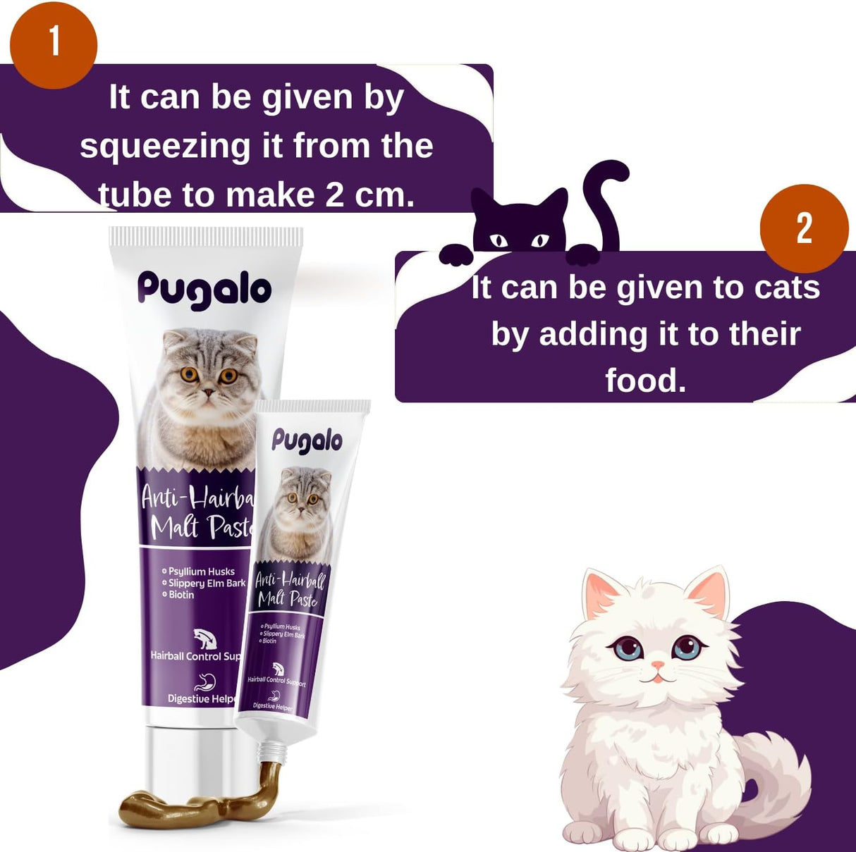 Pugalo Cat Hairball Remedy Gel 100Ml.