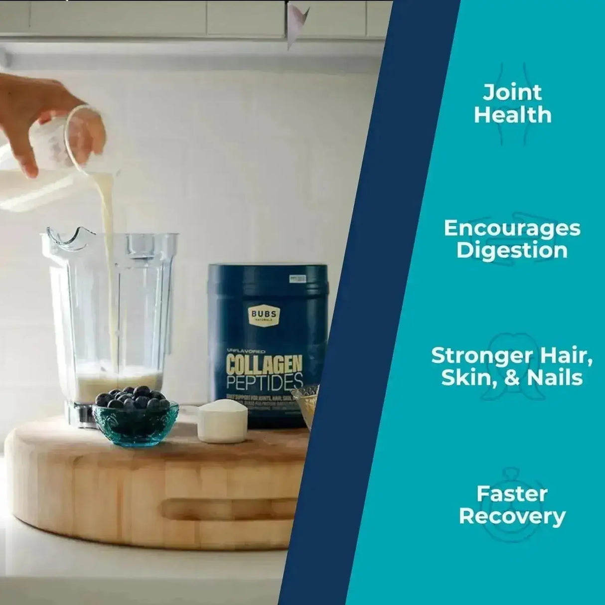 BUBS - BUBS Naturals Unflavored Collagen Peptides Powder 567Gr. - The Red Vitamin MX - Suplementos Alimenticios - {{ shop.shopifyCountryName }}