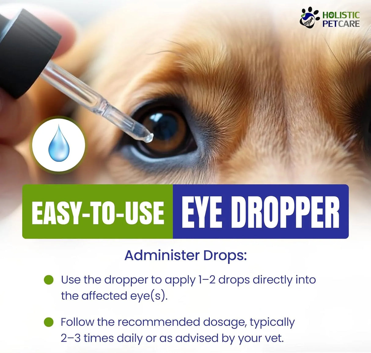 HOLISTIC PET CARE - HOLISTIC PET CARE Eye Ulcer Drops 4 Fl.Oz. - The Red Vitamin MX - Cuidado De Los Ojos De Los Perros - {{ shop.shopifyCountryName }}