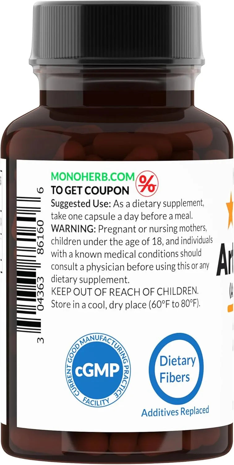 MONOHERB - Monoherb Artemisinin 200Mg. 90 Capsulas - The Red Vitamin MX - Suplementos Alimenticios - {{ shop.shopifyCountryName }}