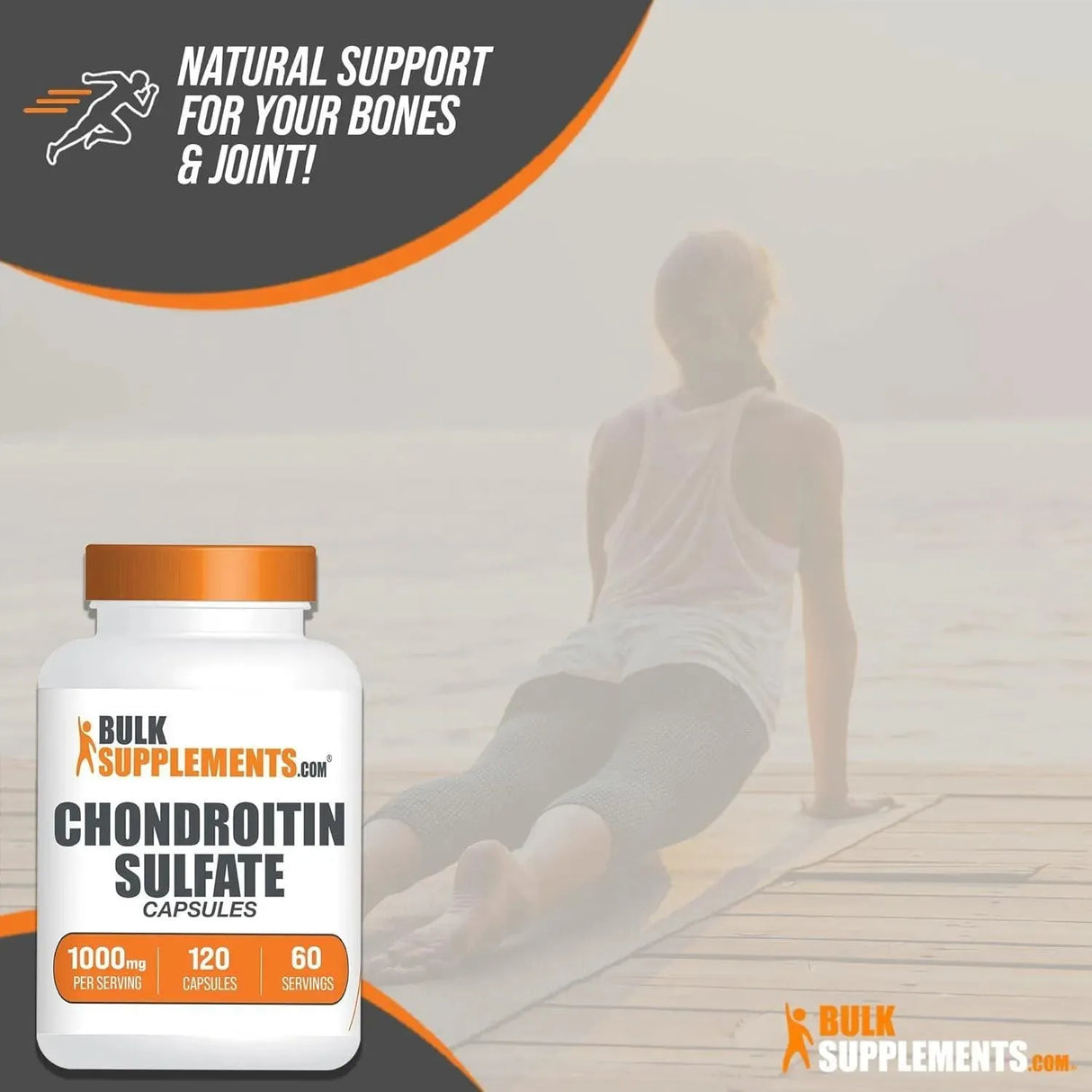BULK SUPPLEMENTS - Bulk Supplements Chondroitin Sulfate 1000Mg. 120 Capsulas - The Red Vitamin MX - Suplementos Alimenticios - {{ shop.shopifyCountryName }}