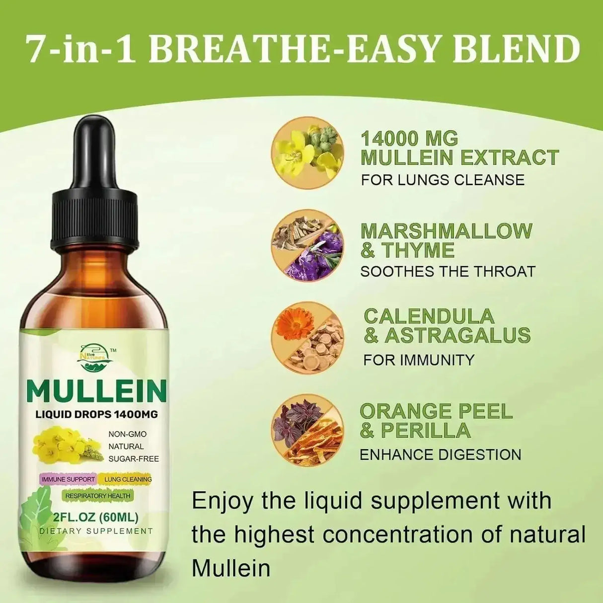 NATURE'S LIVE - Nature's live Mullein Drops for Lungs 2 Fl.Oz. - The Red Vitamin MX - Suplementos Alimenticios - {{ shop.shopifyCountryName }}