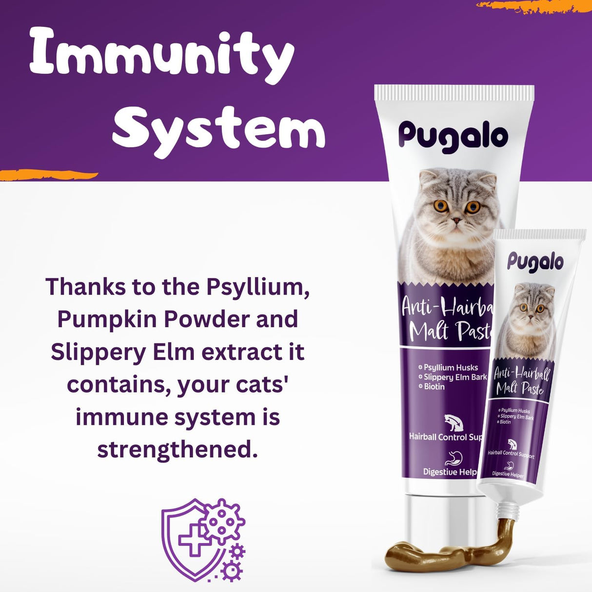 Pugalo Cat Hairball Remedy Gel 100Ml.
