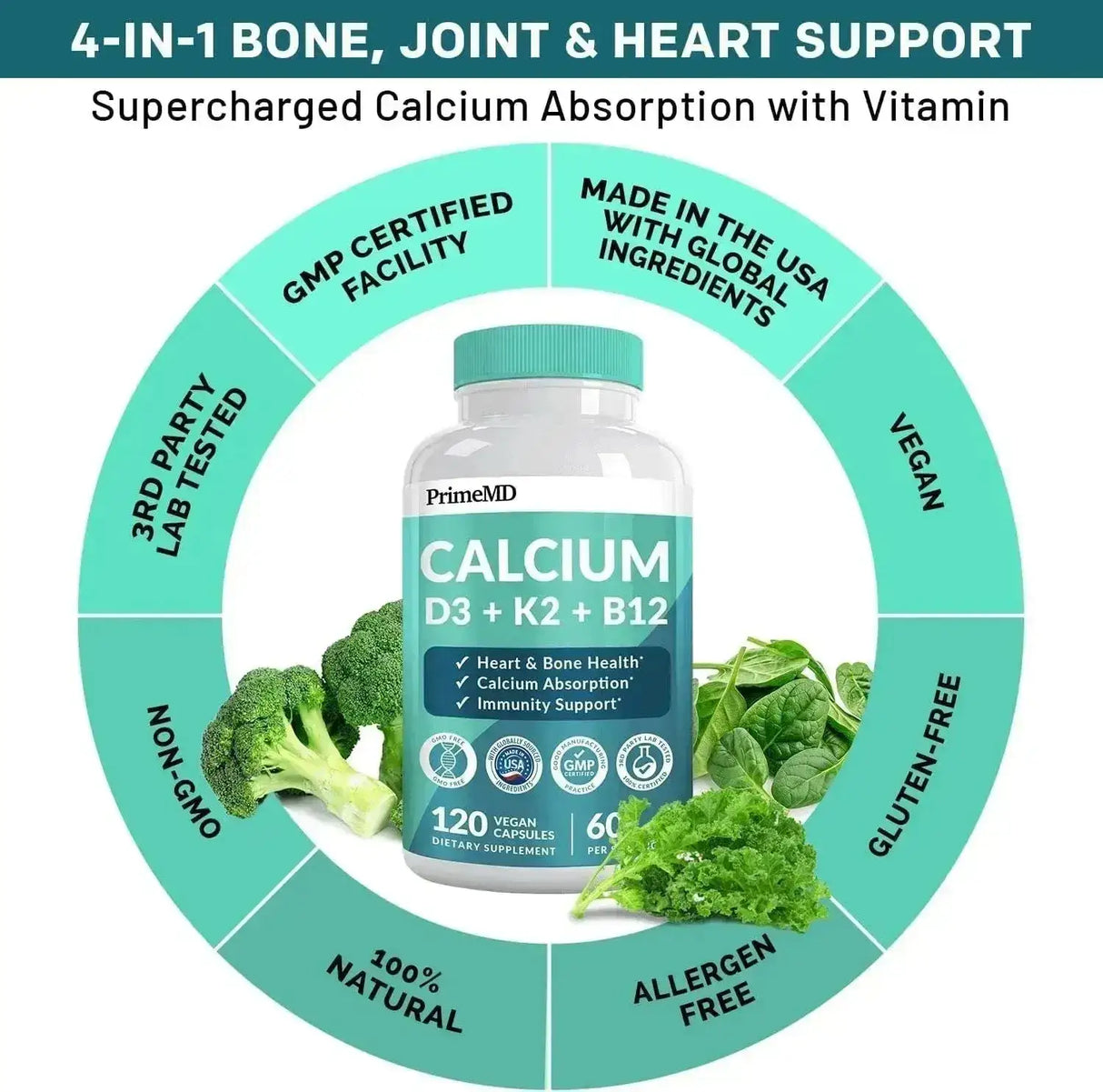 PRIMEMD - PrimeMD 4-in-1 Calcium 120 Capsulas - The Red Vitamin MX - Suplementos Alimenticios - {{ shop.shopifyCountryName }}