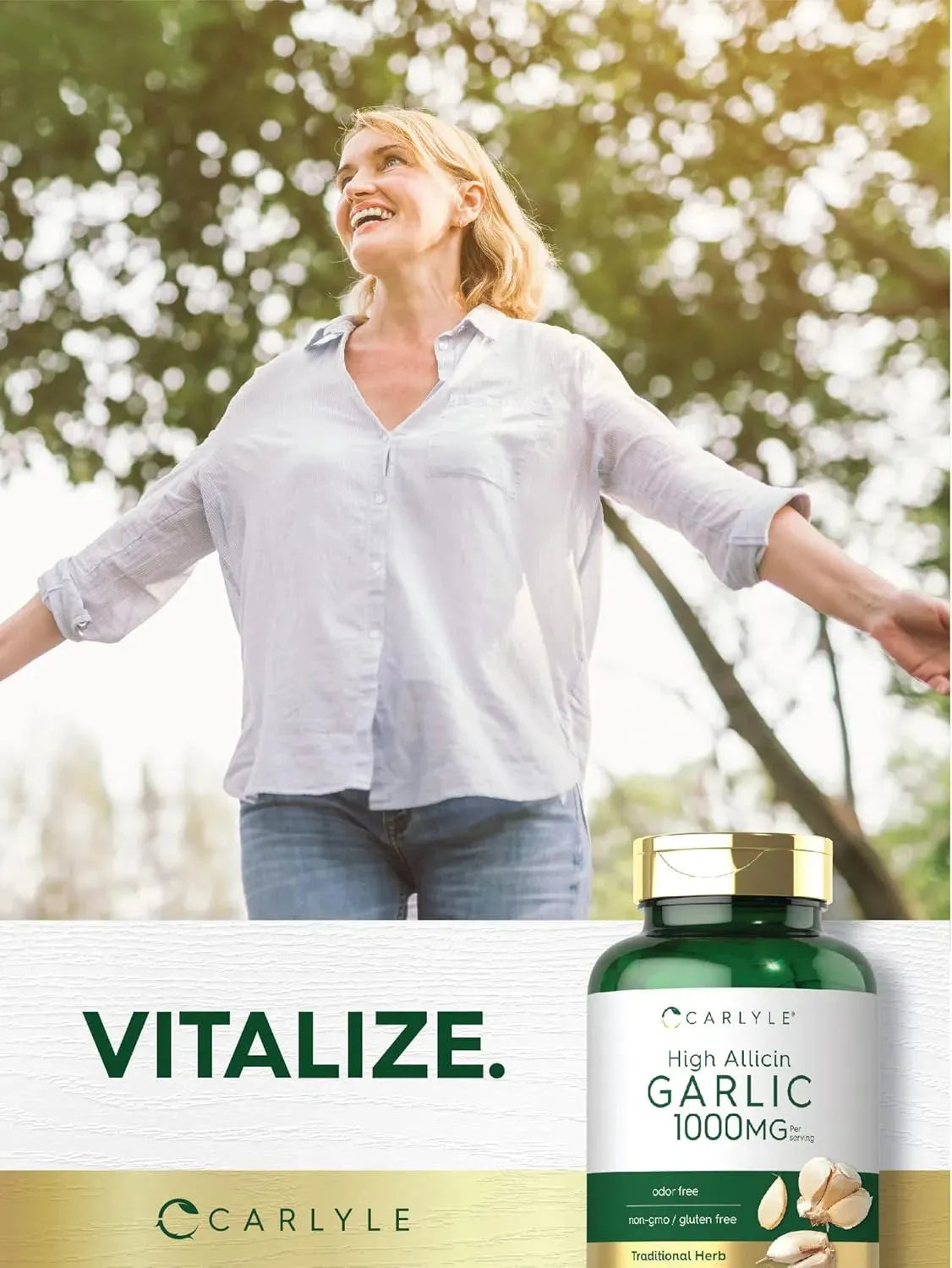 CARLYLE - Carlyle Garlic Supplement with High Allicin 1000Mg. 180 Tabletas - The Red Vitamin MX - Suplementos Alimenticios - {{ shop.shopifyCountryName }}