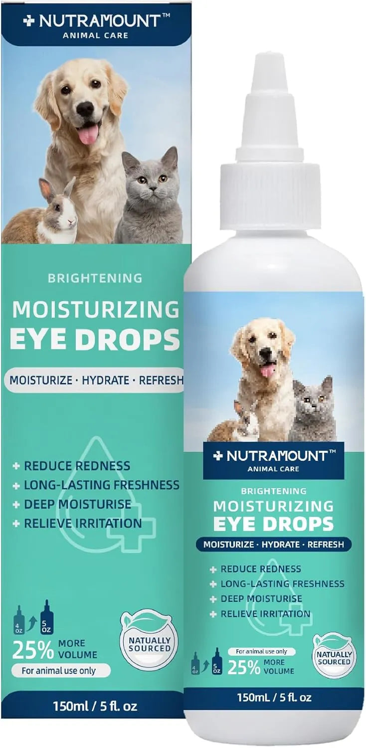 NUTRAMOUNT - Nutramount Moisturizing Eye Drops for Dogs Cats and Livestock 150Ml. - The Red Vitamin MX - Cuidado De Los Ojos De Los Perros - {{ shop.shopifyCountryName }}