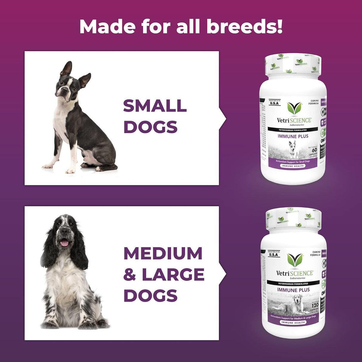 VetriScience Immunity Health Easy-Open Capsules 60 Capsulas