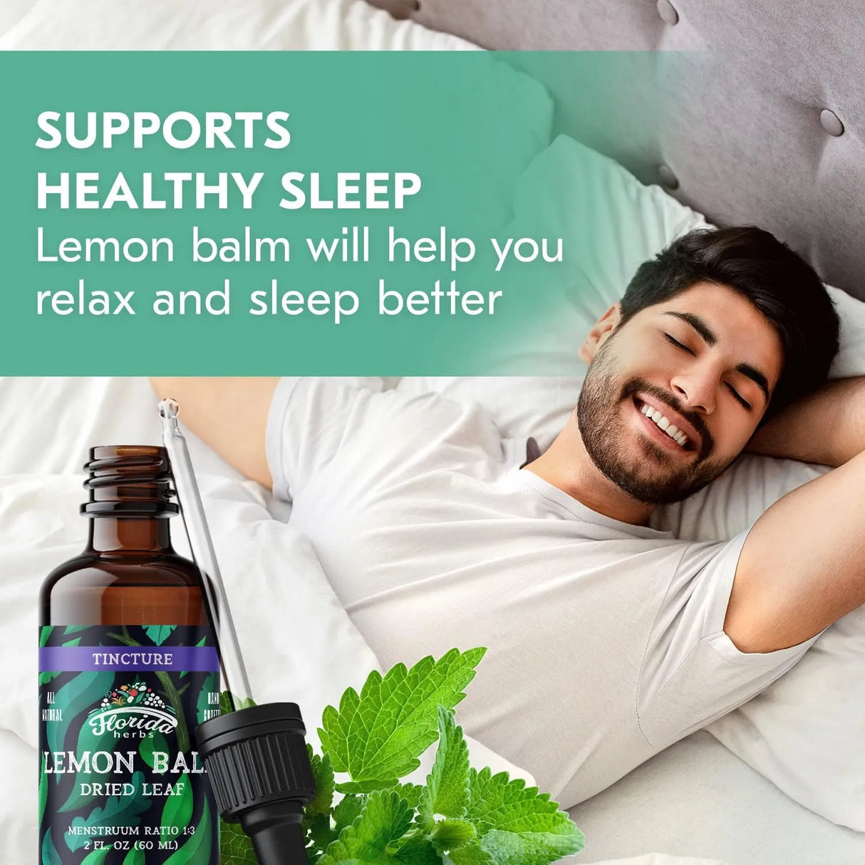 FLORIDA HERBS - Florida Herbs Lemon Balm Tincture 2 Fl.Oz. - The Red Vitamin MX - Suplementos Alimenticios - {{ shop.shopifyCountryName }}