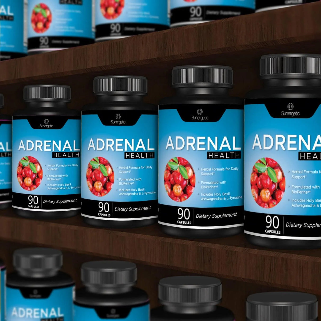 SUNERGETIC - Sunergetic Premium Adrenal Support 90 Capsulas - The Red Vitamin MX - Suplementos Alimenticios - {{ shop.shopifyCountryName }}