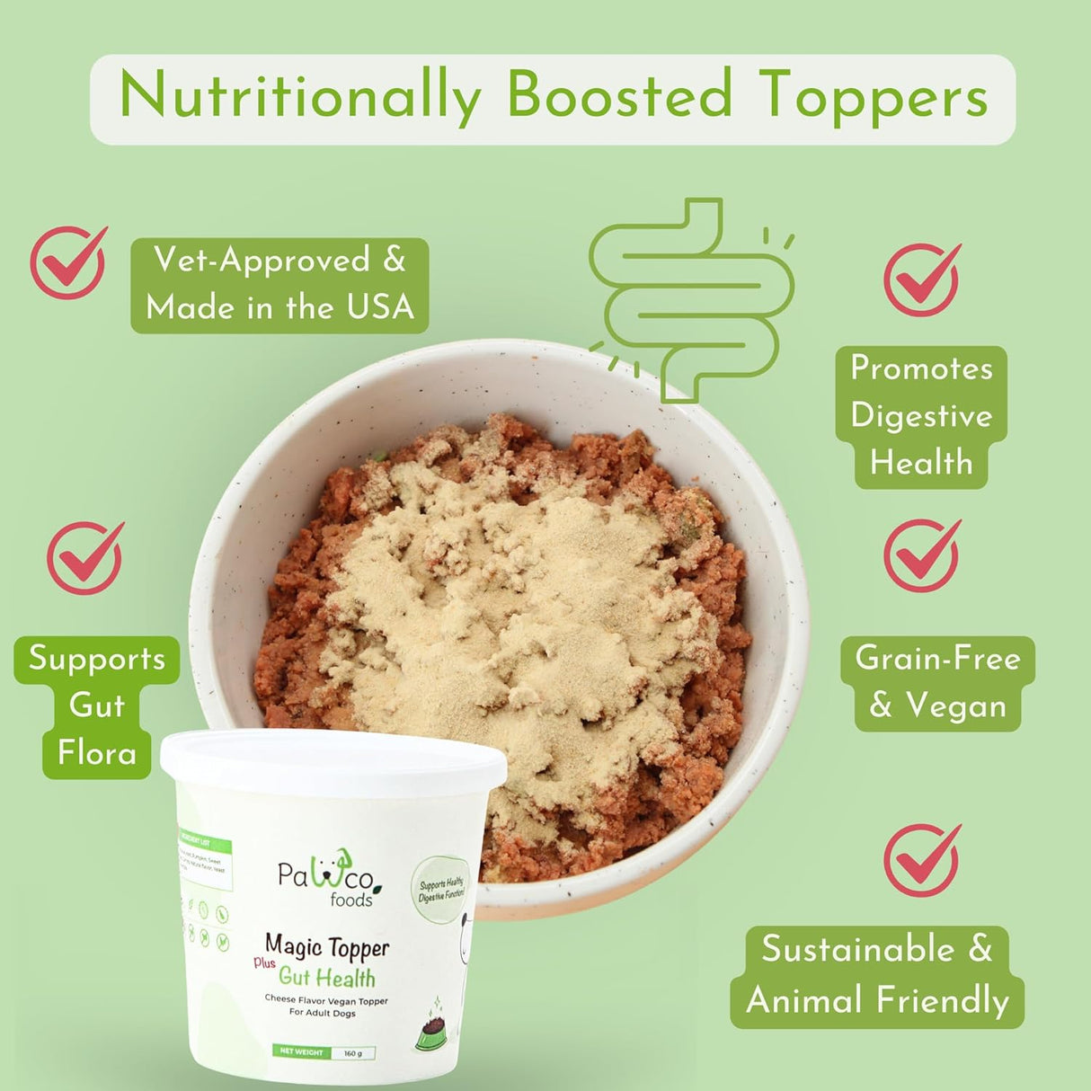 PawCo Magic Topper Gut Health 160Gr.