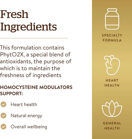 SOLGAR - Solgar Homocysteine Modulators 120 Capsulas - The Red Vitamin MX - Suplementos Alimenticios - {{ shop.shopifyCountryName }}