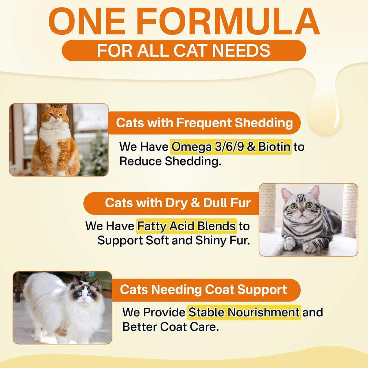 Puyrzoe Cat Skin and Coat Health 500 Masticables