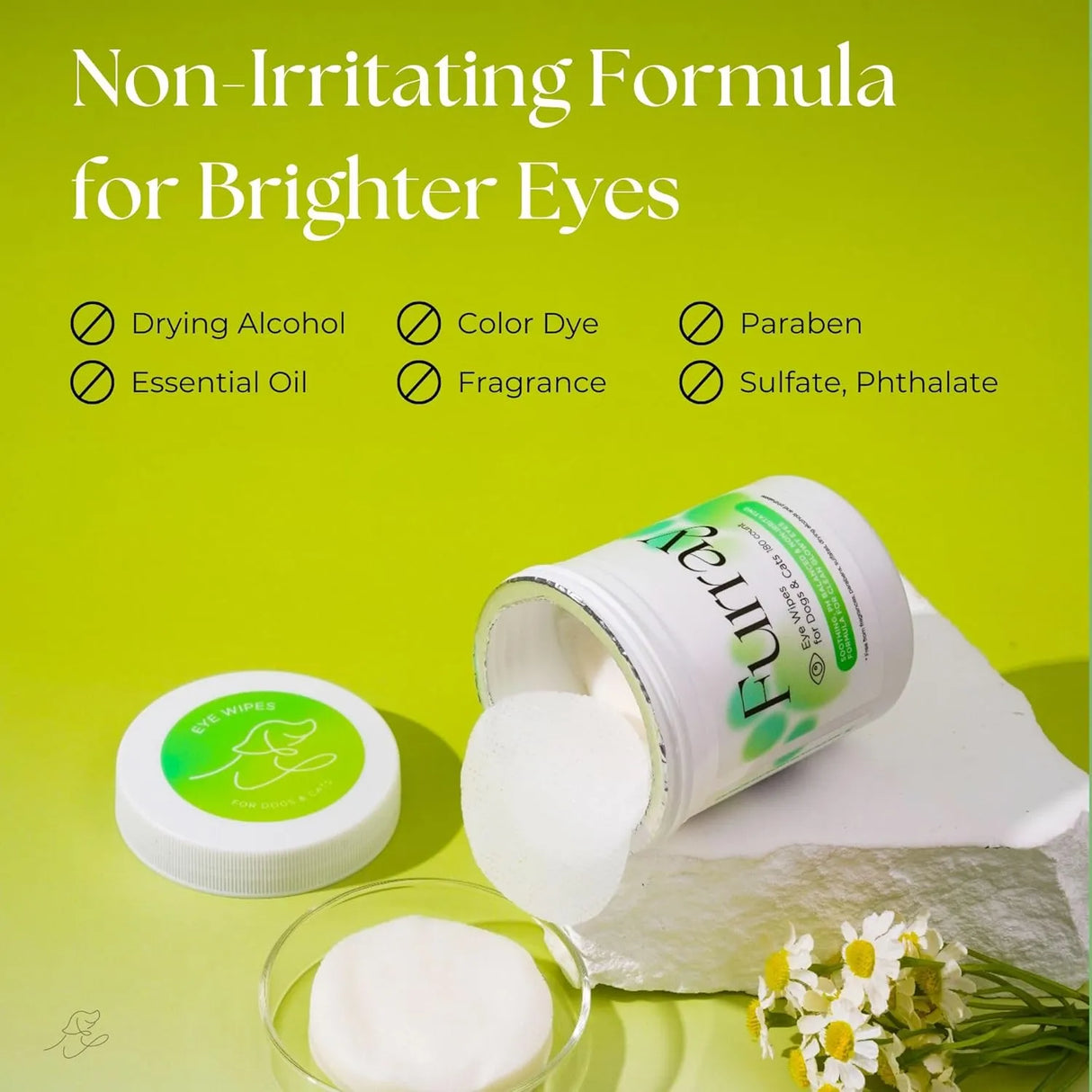 FURRAY - Furray Eye Cleaning Wipes for Dogs and Cats 180 Toallitas - The Red Vitamin MX - Cuidado De Los Ojos De Los Perros - {{ shop.shopifyCountryName }}