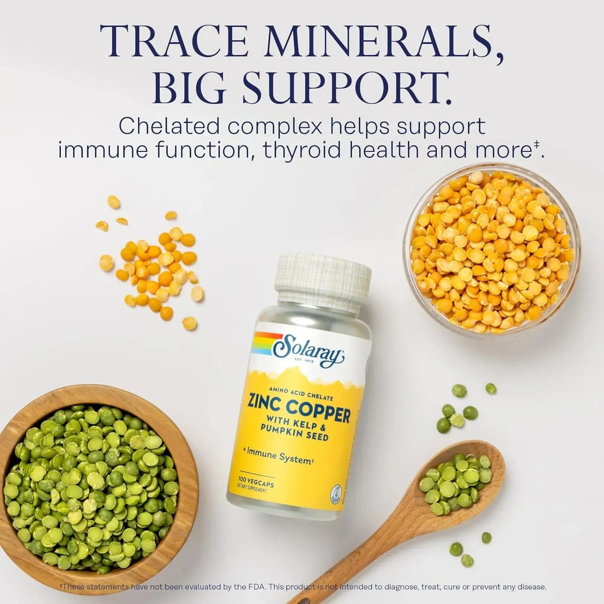 SOLARAY - SOLARAY Zinc Copper Amino Acid Chelate 100 Capsulas - The Red Vitamin MX - Suplementos Alimenticios - {{ shop.shopifyCountryName }}