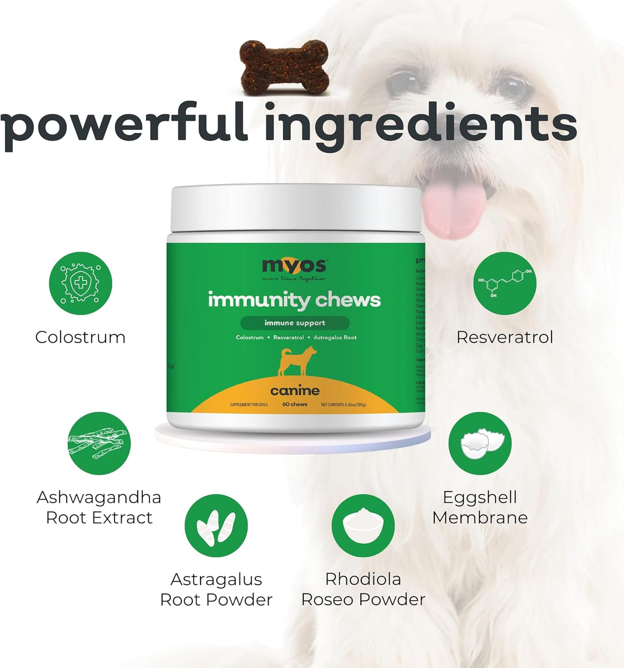 MYOS - MYOS Immunity Chew for Dogs 60 Masticables - The Red Vitamin MX - Suplementos Herbales Para Perros - {{ shop.shopifyCountryName }}