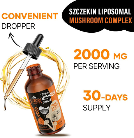 SZCZEKIN - SZCZEKIN Liposomal Mushroom Complex Drops 2 Fl.Oz. - The Red Vitamin MX - Suplementos Alimenticios - {{ shop.shopifyCountryName }}