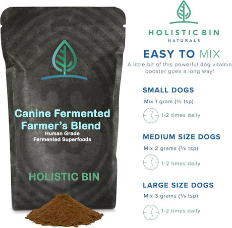 HOLISTIC BIN - HOLISTIC BIN Canine Fermented Farm Supplement Powder 50Gr. - The Red Vitamin MX - Suplementos Herbales Para Perros - {{ shop.shopifyCountryName }}