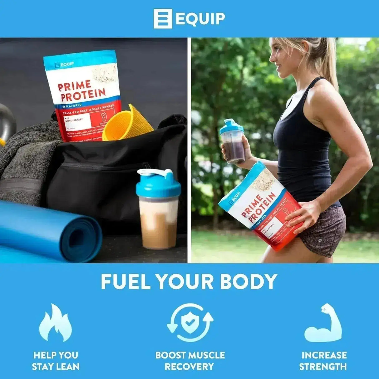 EQUIP FOODS - Equip Foods Prime Protein Powder Grass Fed Beef Protein Isolate Unflavored 630Gr. - The Red Vitamin MX - Suplementos Alimenticios - {{ shop.shopifyCountryName }}
