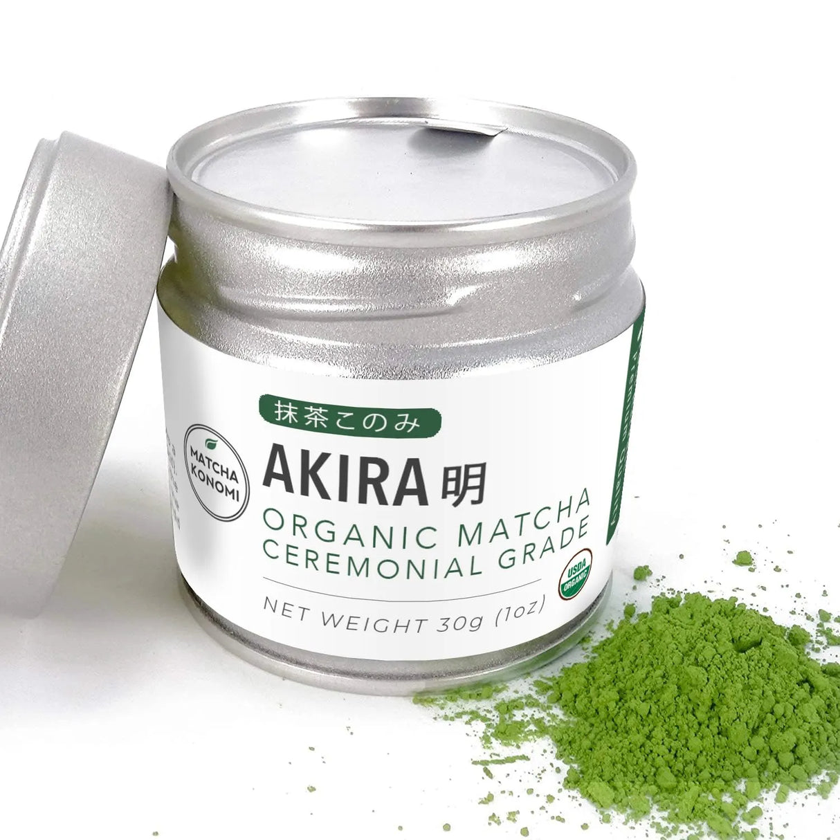 AKIRA - Akira Organic Premium Ceremonial Japanese Matcha Green Tea Powder 30Gr. - The Red Vitamin MX - Suplementos Alimenticios - {{ shop.shopifyCountryName }}