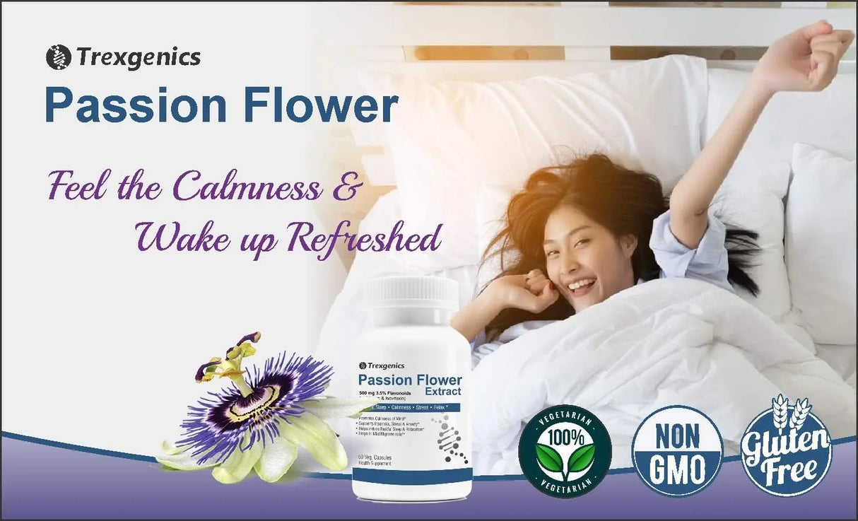 TREXGENICS - Trexgenics Passion Flower Extract 500Mg. 60 Capsulas - The Red Vitamin MX - Suplementos Alimenticios - {{ shop.shopifyCountryName }}