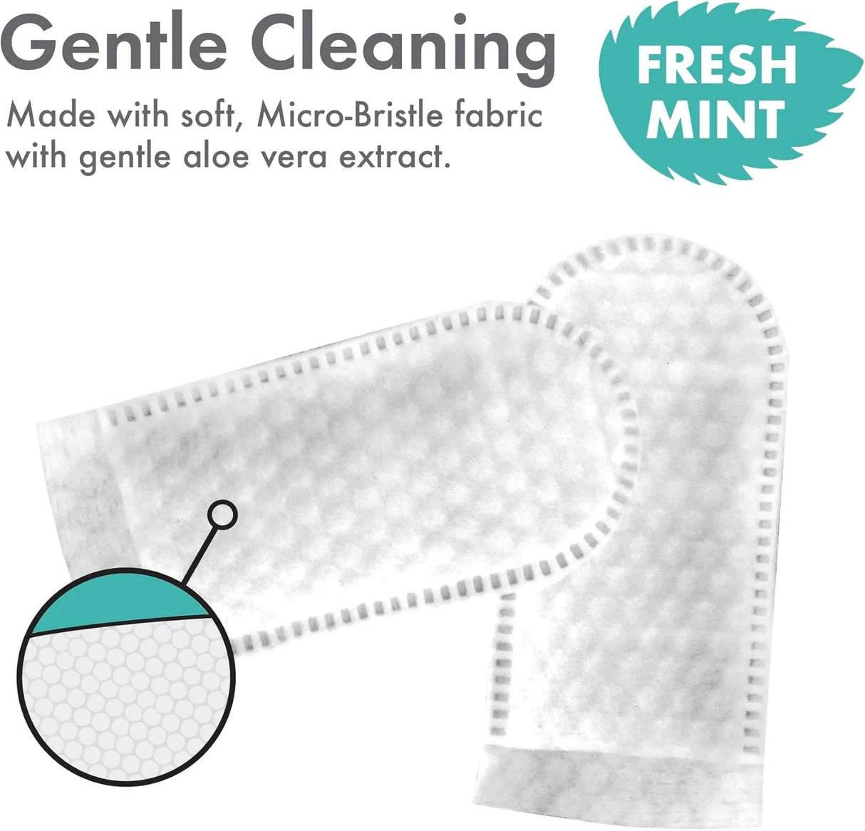 PETKIN - Petkin Fingertip Tooth Wipes for Dogs and Cats Fresh Mint 50 Toallitas - The Red Vitamin MX - Cuidado Dental Para Perros - {{ shop.shopifyCountryName }}