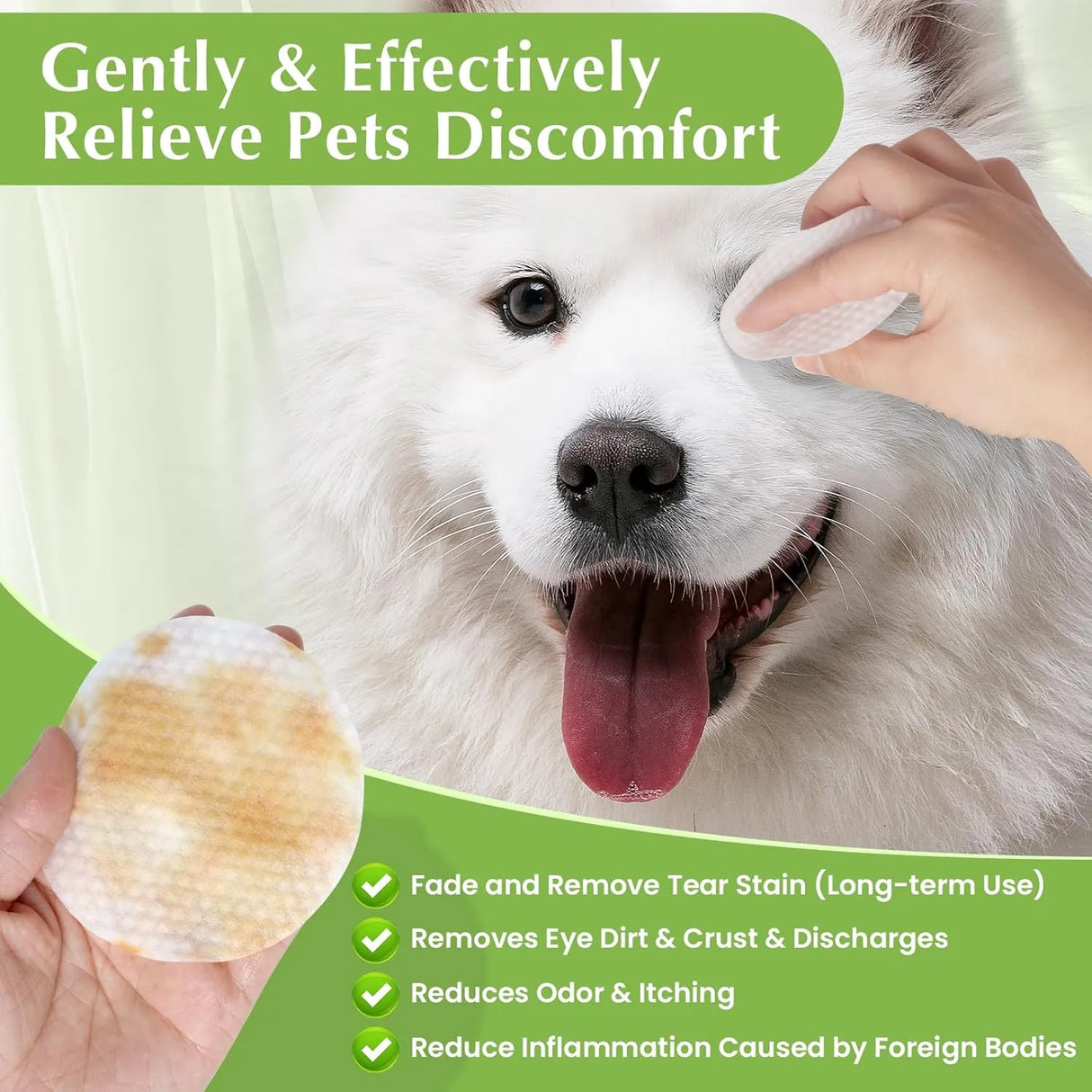 TINIOEY - Tinioey Dog Eye Wipes for Dogs & Cats 150 Toallitas - The Red Vitamin MX - Cuidado De Los Ojos De Los Perros - {{ shop.shopifyCountryName }}