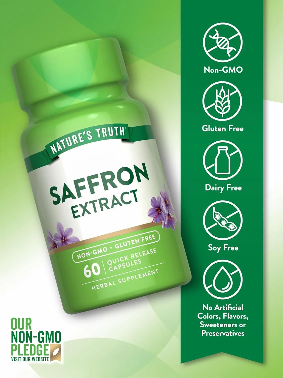 NATURE'S TRUTH - Nature's Truth Saffron Extract 60 Capsulas - The Red Vitamin MX - Suplementos Alimenticios - {{ shop.shopifyCountryName }}