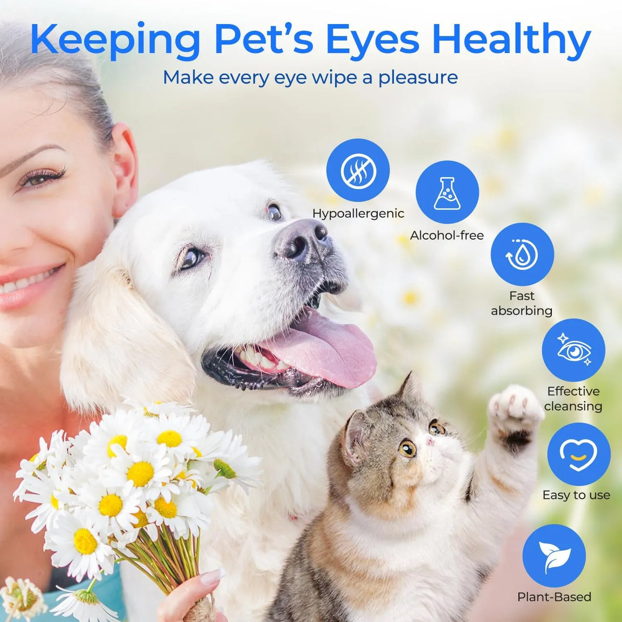 PUPMATE - PUPMATE Eyes Wipes for Dogs & Cats 120 Toallitas - The Red Vitamin MX - Cuidado De Los Ojos De Los Perros - {{ shop.shopifyCountryName }}
