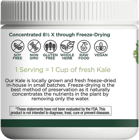 ECLECTIC HERB - Eclectic Herb Raw Fresh Freeze-Dried Kale Whole Food Powder 90Gr. - The Red Vitamin MX - Suplementos Alimenticios - {{ shop.shopifyCountryName }}