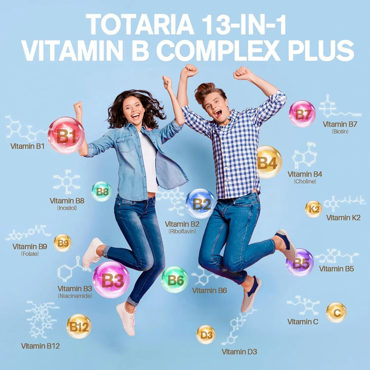 TOTARIA - Totaria 13-in-1 Vitamin B Complex Plus 120 Capsulas - The Red Vitamin MX - Suplementos Alimenticios - {{ shop.shopifyCountryName }}