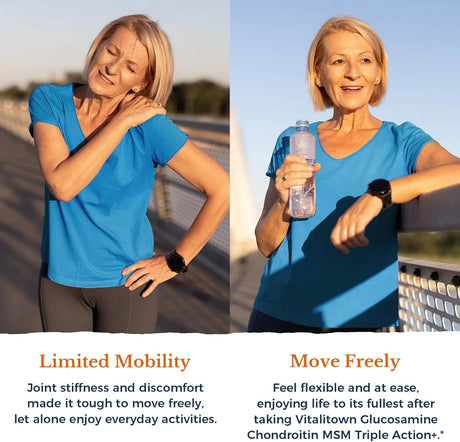 VITALITOWN - Vitalitown Glucosamine Chondroitin MSM 240 Tabletas - The Red Vitamin MX - Suplementos Alimenticios - {{ shop.shopifyCountryName }}