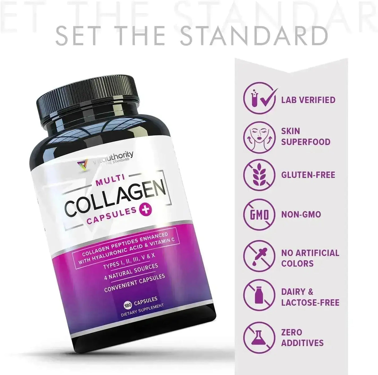 VITAUTHORITY - Vitauthority Multi Collagen 180 Capsulas - The Red Vitamin MX - Suplementos Alimenticios - {{ shop.shopifyCountryName }}