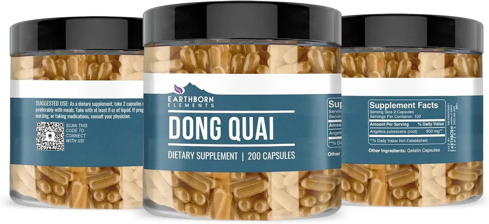 EARTHBORN ELEMENTS - Earthborn Elements Dong Quai 200 Capsulas - The Red Vitamin MX - Suplementos Alimenticios - {{ shop.shopifyCountryName }}