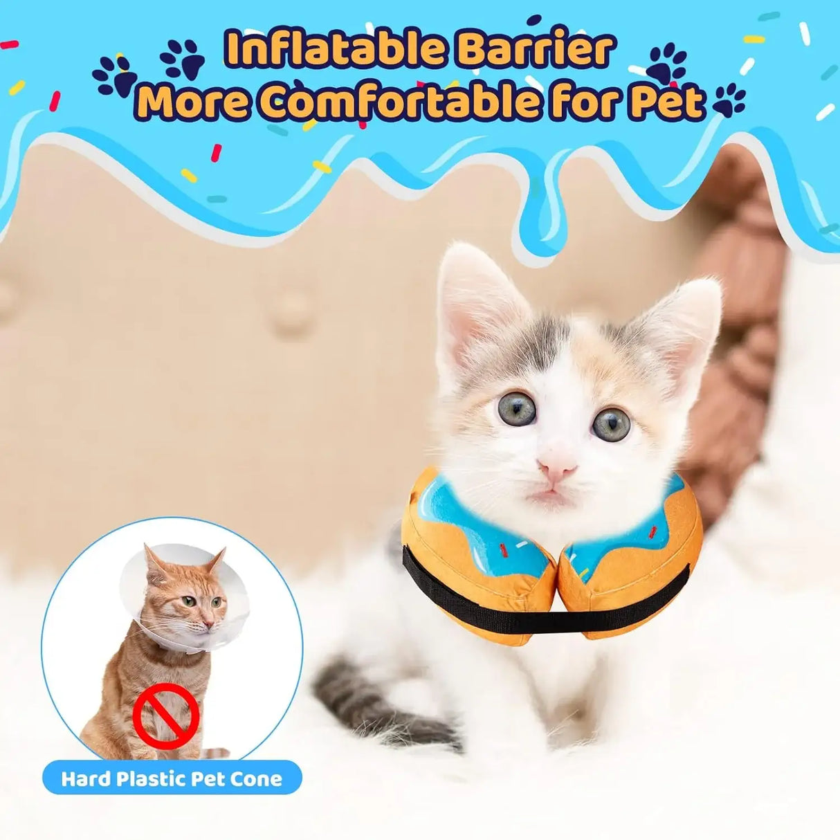 GRAND LINE - Grand Line Donut Inflatable Collar SMALL - The Red Vitamin MX - Collares y Conos De Recuperación Para Perros - {{ shop.shopifyCountryName }}