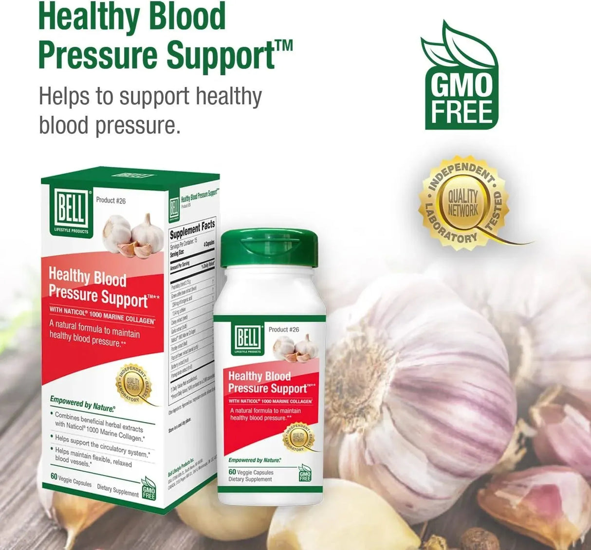 BELL - Bell Healthy Blood Pressure Support 60 Capsulas - The Red Vitamin MX - Suplementos Alimenticios - {{ shop.shopifyCountryName }}