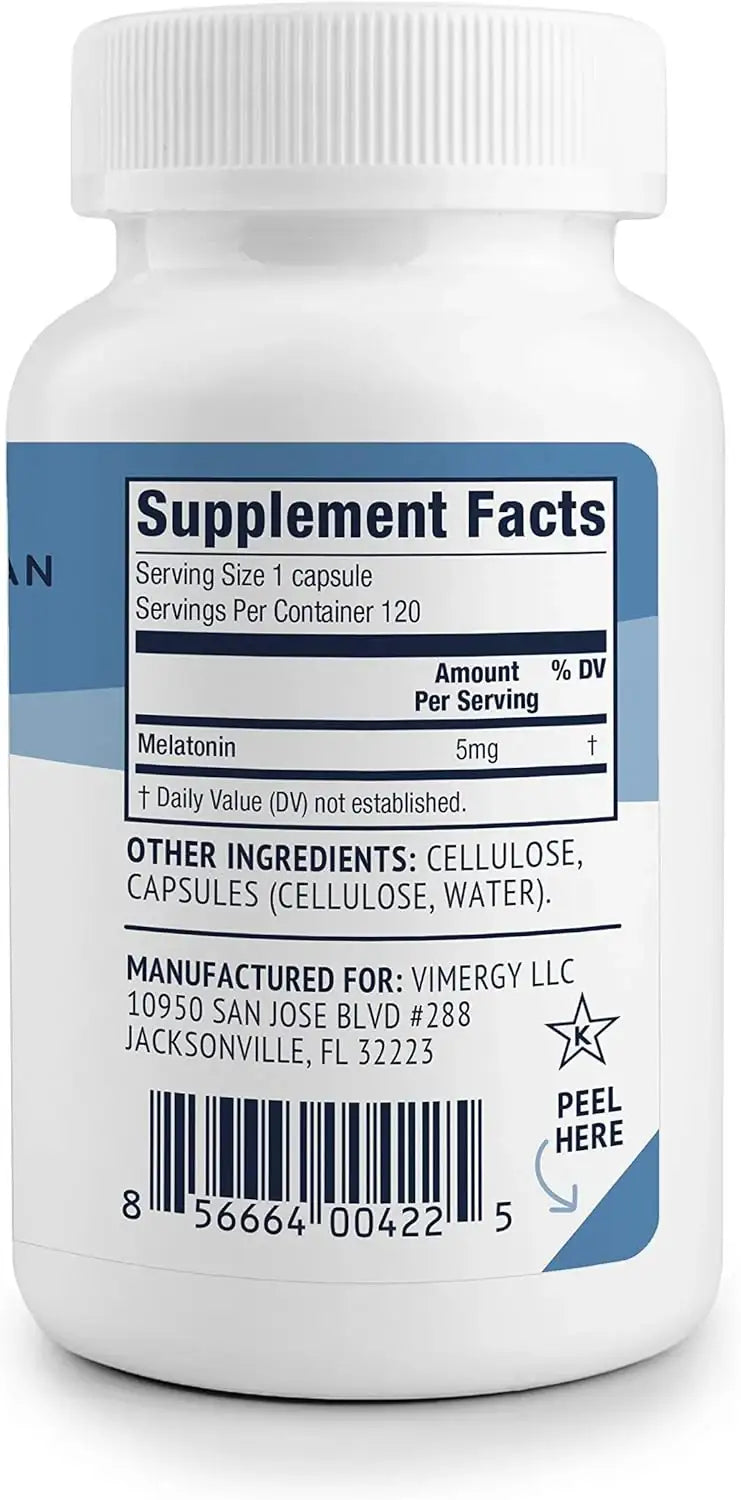 VIMERGY - Vimergy Melatonin 120 Capsulas - The Red Vitamin MX - Suplementos Alimenticios - {{ shop.shopifyCountryName }}