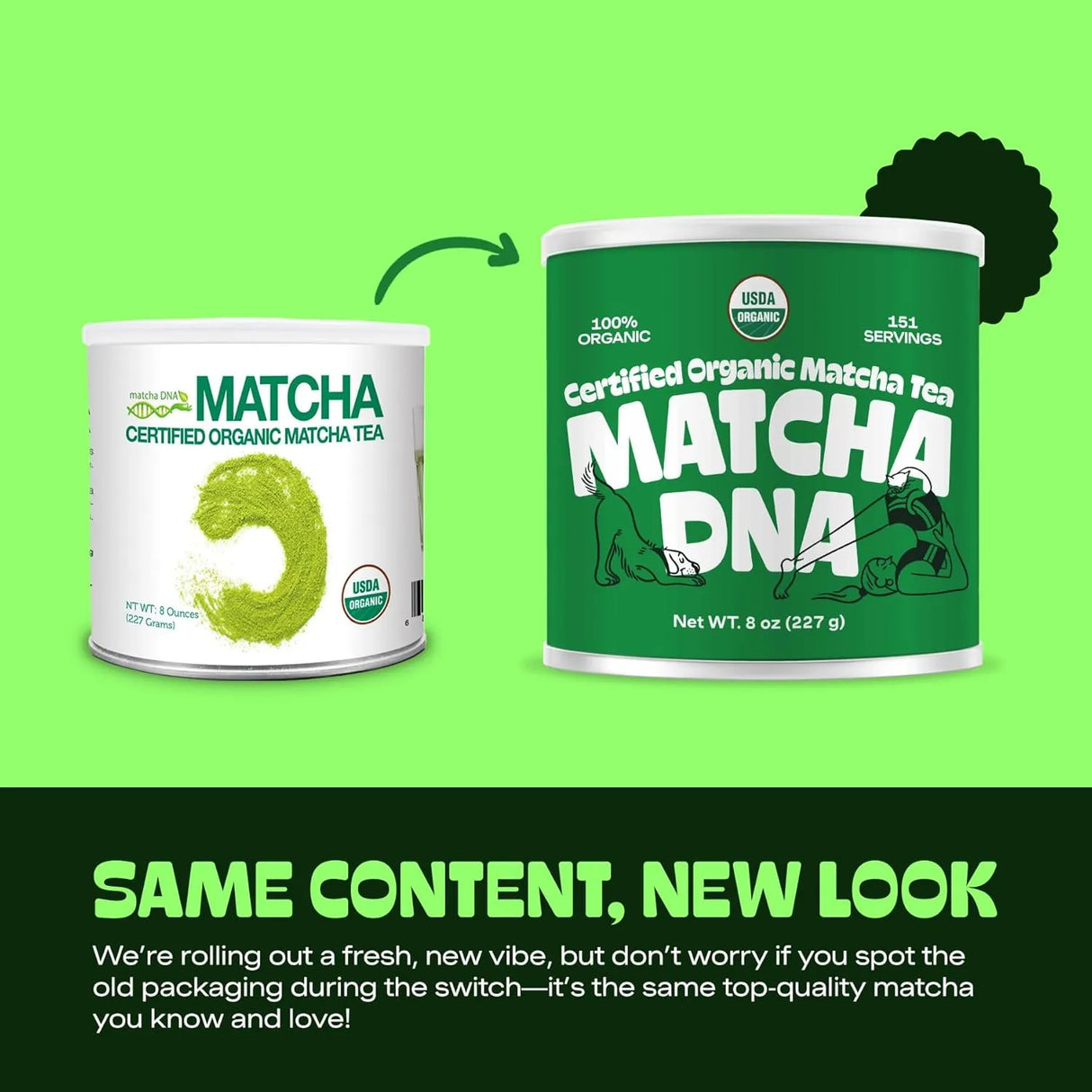 MATCHA DNA - MATCHA DNA Certified Organic Matcha Green Tea Powder 227Gr. - The Red Vitamin MX - Suplementos Alimenticios - {{ shop.shopifyCountryName }}