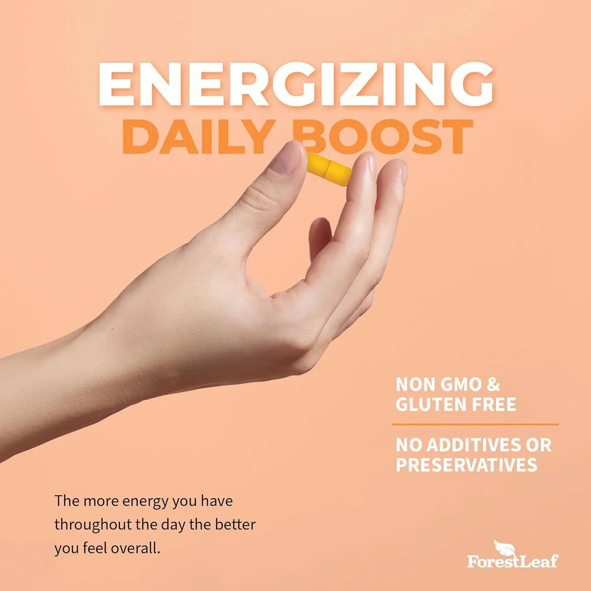 FOREST LEAF - ForestLeaf Vitamin B2 Riboflavin 400Mg. 90 Capsulas - The Red Vitamin MX - Suplementos Alimenticios - {{ shop.shopifyCountryName }}