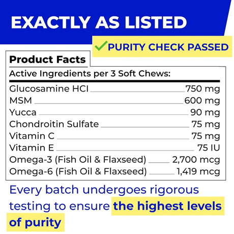 PAWFECT - Pawfect Mobility Glucosamine Chews for Dogs 120 Masticables 2 Pack - The Red Vitamin MX - Cuidado De Cadera Y Articulaciones Para Perros - {{ shop.shopifyCountryName }}