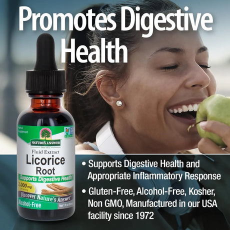 NATURE´S ANSWER - Nature's Answer Licorice Root 1 Fl.Oz. - The Red Vitamin MX - Suplementos Alimenticios - {{ shop.shopifyCountryName }}