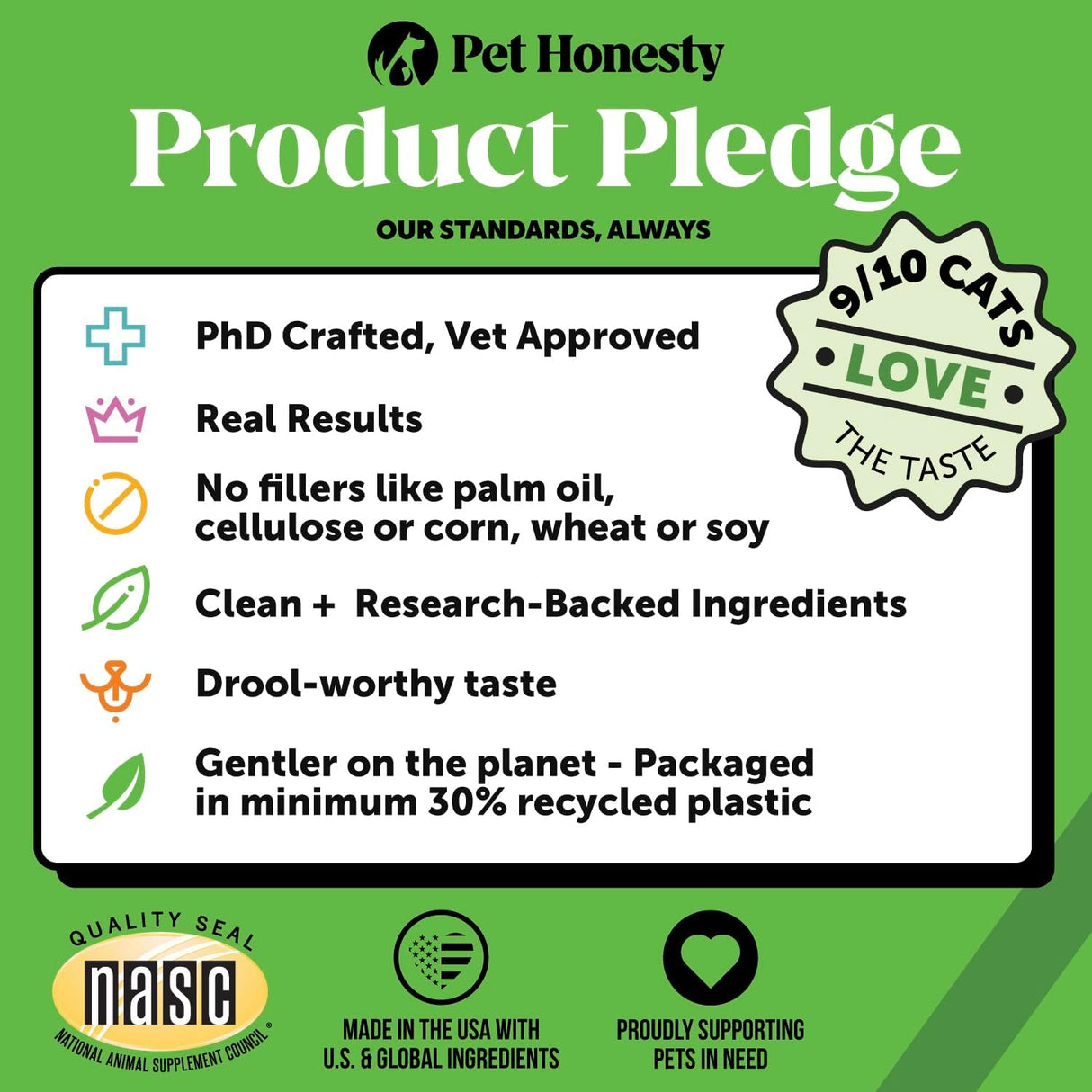 Pet Honesty Cat Urinary Tract Health Crunchy & Creamy Chews 30 Day Supply