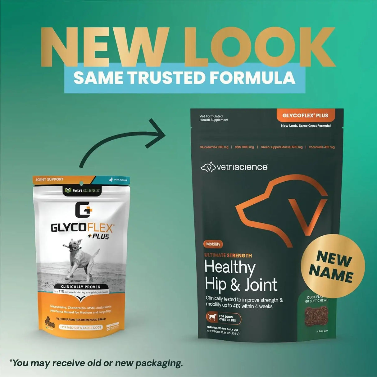 VETRISCIENCE - VetriScience GlycoFlex Ultimate Strength Healthy Hip & Joint Duck Flavor 120 Masticables - The Red Vitamin MX - Cuidado De Cadera Y Articulaciones Para Perros - {{ shop.shopifyCountryName }}
